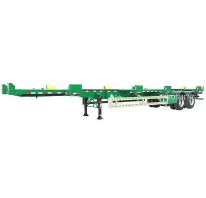 20/40FT 터미널 포트 컨테이너 20/40FT 컨테이너 운송용 스켈레톤 반 트레일러