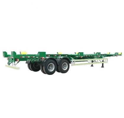 20/40FT 터미널 포트 컨테이너 20/40FT 컨테이너 운송용 스켈레톤 반 트레일러