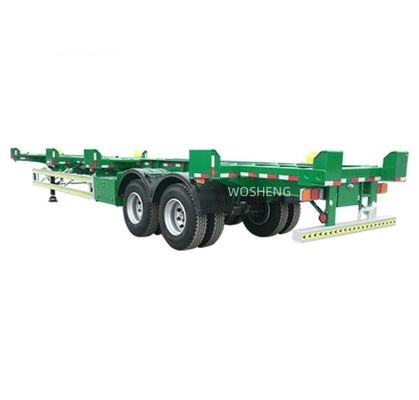 20/40FT 터미널 포트 컨테이너 20/40FT 컨테이너 운송용 스켈레톤 반 트레일러