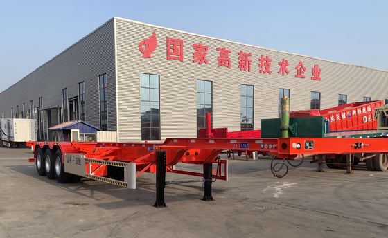 최대 운용량 30000kg Wosheng 20 40 45 피트 컨테이너 스켈레톤 반 트레일러 할인
