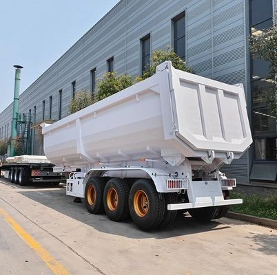 2&quot; 50mm 또는3.5&quot; 90mm JOST 돌 모래 운송 철강 재료를위한 반 트레일러