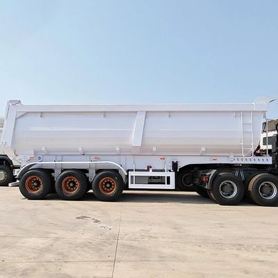 2&quot; 50mm 또는3.5&quot; 90mm JOST 돌 모래 운송 철강 재료를위한 반 트레일러