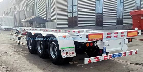 안전 운송 컨테이너 반 트레일러 트위스트 잠금 및 최대 용량 30000 kg