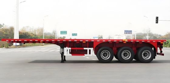 잎 스프링 90W mm*13/16 두께 mm*10 층 40ft Gooseneck 골격 반 트레일러