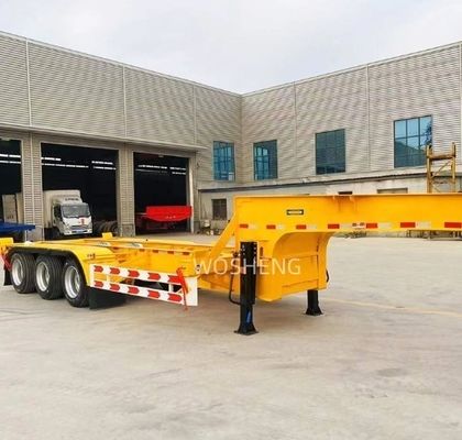 잎 스프링 90W mm*13/16 두께 mm*10 층 40ft Gooseneck 골격 반 트레일러