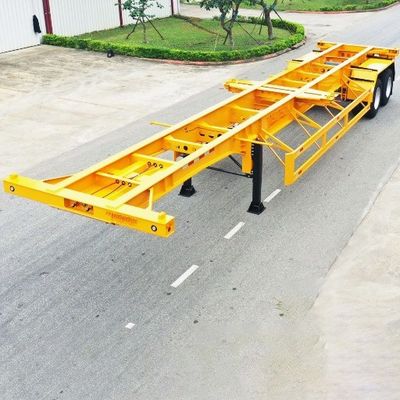 고객 요청 컨테이너 운송 트럭 트레일러에 대한 45ft 골격 반 트레일러