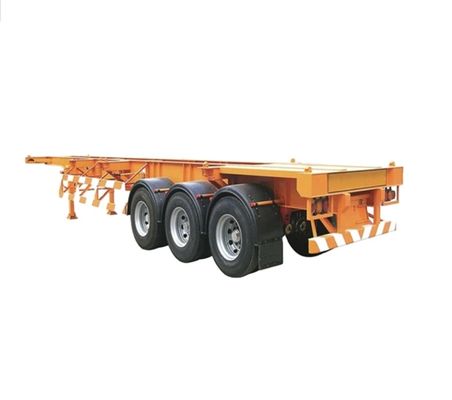 최대 운용량 30000kg 좋은 20피트 40피트 컨테이너 차시 스켈레톤 트럭 반 트레일러