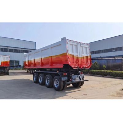 최대 용량 30000 kg U 모양 후방 덤프 트럭 반 트레일러 킵 킵 트럭 트레일러