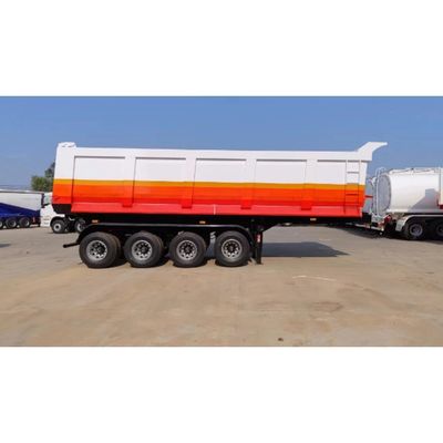 최대 용량 30000 kg U 모양 후방 덤프 트럭 반 트레일러 킵 킵 트럭 트레일러