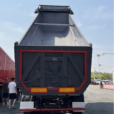 최대 용량 30000 kg U 모양 후방 덤프 트럭 반 트레일러 킵 킵 트럭 트레일러