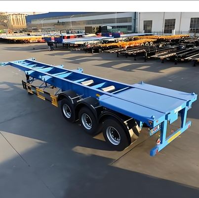90W mm*13/16 두께 mm*10 층 잎 봄 컨테이너용 40ft 스켈레톤 반 트레일러