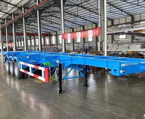 12.00R22.5/315 80R22.5/11.00R20 타이어 3 축 40ft 골격 반 트레일러 차시