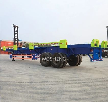 12.00R22.5/315 80R22.5/11.00R20 타이어 3 축 40ft 골격 반 트레일러 차시