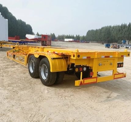 40ft 컨테이너 운송은 컨테이너 트위스트 잠금과 함께 쉽게 골격 반 트레일러