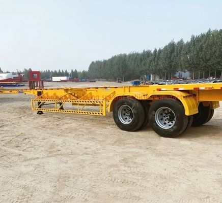 40ft 컨테이너 운송은 컨테이너 트위스트 잠금과 함께 쉽게 골격 반 트레일러