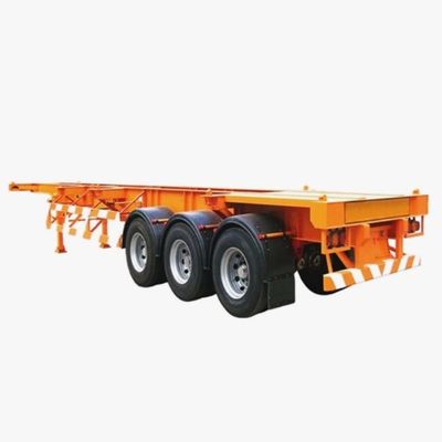 48FT 평면/골격 터미널 항구 컨테이너 선박 트레일러 주선선 Q345B