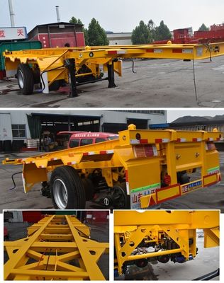 48FT 평면/골격 터미널 항구 컨테이너 선박 트레일러 주선선 Q345B