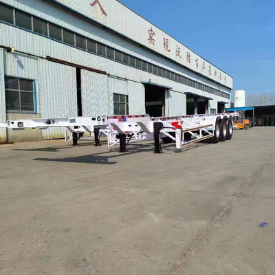 타입 2 축 3 축 4 축 60T 20ft 40ft 컨테이너용 유료 화물 골격 반 트레일러