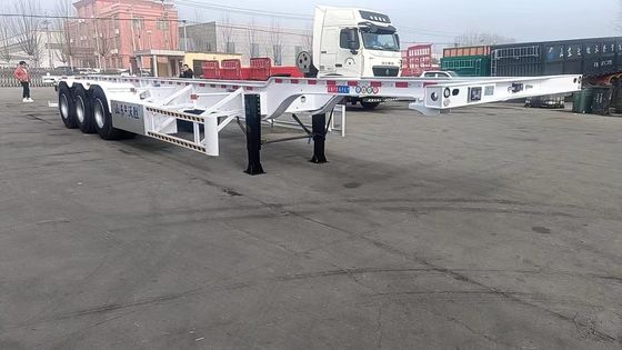 타입 2 축 3 축 4 축 60T 20ft 40ft 컨테이너용 유료 화물 골격 반 트레일러