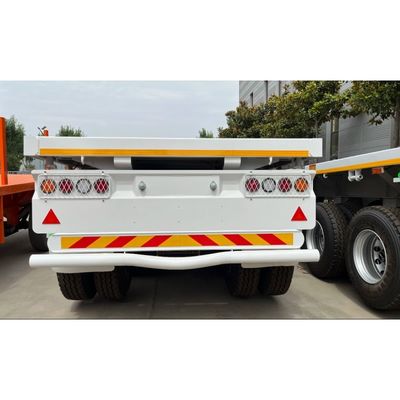 컨테이너 차시와 50mm 또는 90mm 킹 핀을 가진 20ft 40Ft 50Ton 평면 반 트레일러