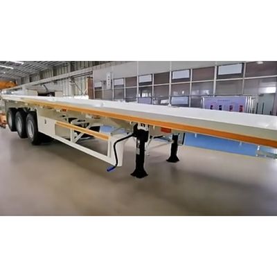 컨테이너 차시와 50mm 또는 90mm 킹 핀을 가진 20ft 40Ft 50Ton 평면 반 트레일러