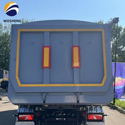 60 톤 3 축 35 큐브 미터 U 모양 수압 후방 풀링 반 트레일러 덤프 트럭