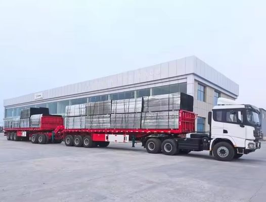 컨테이너 운송용 반트레일러 3 축 4 축 20ft 40ft 45ft 평면 트럭 트레일러