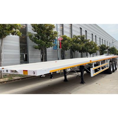 20/40/45ft 컨테이너 평면 반 트레일러 2-3 축 및 큰 부하 용량