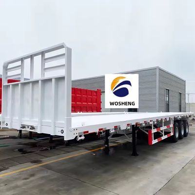 가장 낮은 30T-100T 반트레일러 20ft-45ft 컨테이너 트럭 2-4 축 평면 림 9.0-22.5