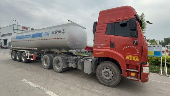 OTTC 인증 3 축 연료유 탱크 트레일러 용량 30000-50000L 및 타원형