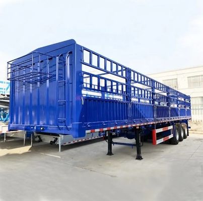 3 축 4 축 사이드 플레이트 높이 600mm 800mm 사이드 드롭 울타리 반 트레일러 최대 용량 30000 kg