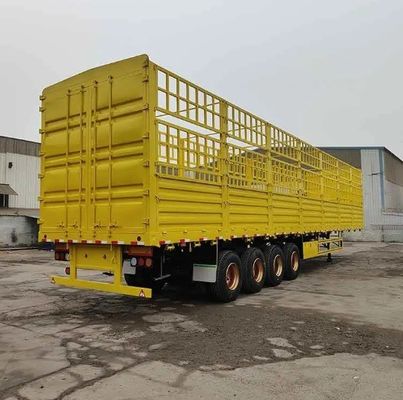 3 축 4 축 사이드 플레이트 높이 600mm 800mm 사이드 드롭 울타리 반 트레일러 최대 용량 30000 kg