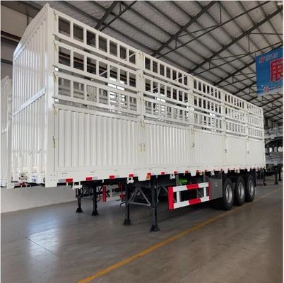 3 축 4 축 사이드 플레이트 높이 600mm 800mm 사이드 드롭 울타리 반 트레일러 최대 용량 30000 kg
