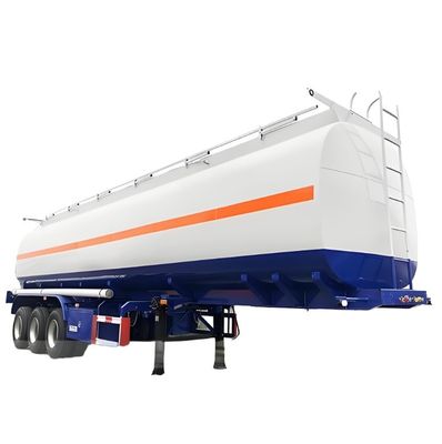 탄소철 42cbm 디젤 오일 연료 탱커 반 트레일러 최대 용량 30000 kg