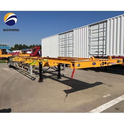 20/40/45 피트 컨테이너 운송 체시 반 트레일러 철 골격