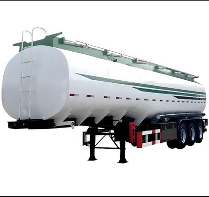최대 용량 30000 kg 탱크 반 트레일러 알루미늄 합금 및 스테인레스 스틸 구조