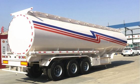 최대 용량 30000 kg 탱크 반 트레일러 알루미늄 합금 및 스테인레스 스틸 구조