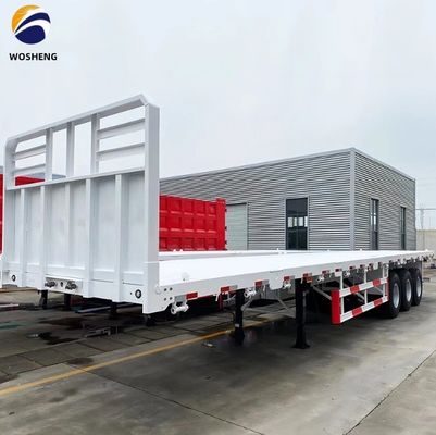 50ft 3 Axle 평면 트레일러 고객 요구 사항에 맞게 사용자 정의