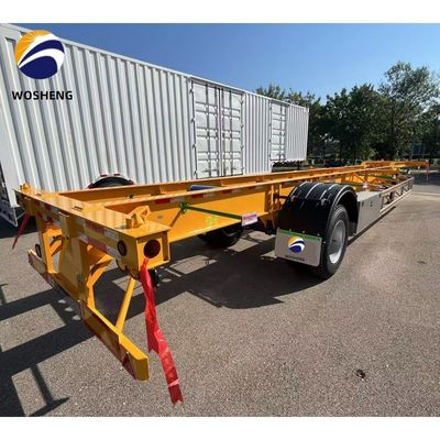 용량 30000kg 20/40/45/48/53 피트에서 트럭을위한 내구성 골격 반 트레일러