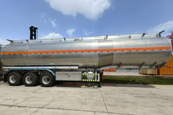 연료 운송을 위한 안전 반 트레일러 55cbm 45000/50000 리터 디젤 탱커