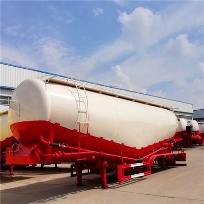 탱크 반 트레일러 커스터마이징 알루미늄 대용량 시멘트 트럭 기능을위한 Pneumatic