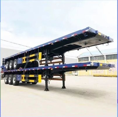 3 축 4 축 컨테이너 평면 트럭 반 트레일러 평면 트레일러 20ft 40ft 45ft 53ft