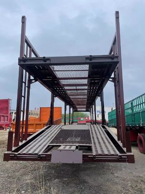 최대 운반량 30000kg 2/3 축 자동차 운반자 차량 운송용 반 트럭 트레일러