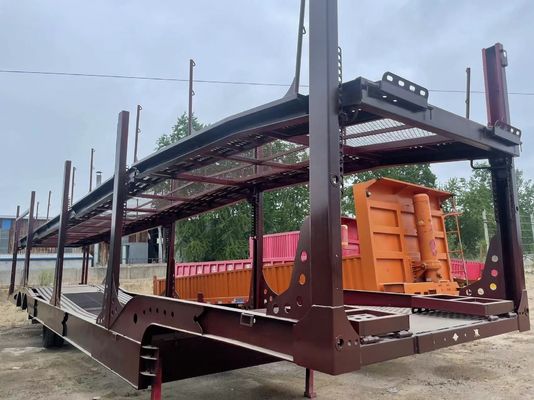 최대 운반량 30000kg 2/3 축 자동차 운반자 차량 운송용 반 트럭 트레일러