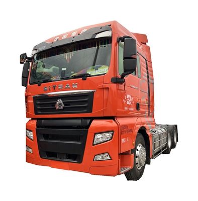 SINOTRUK 사용된 SITRAK G7 480hp AMT 기어박스 6x4 타입 디스크 브레이크 10 휠 트럭 헤드 트랙터 트레일러