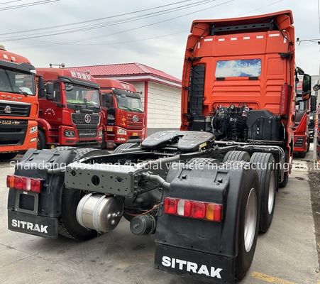 SINOTRUK 사용된 SITRAK G7 480hp AMT 기어박스 6x4 타입 디스크 브레이크 10 휠 트럭 헤드 트랙터 트레일러