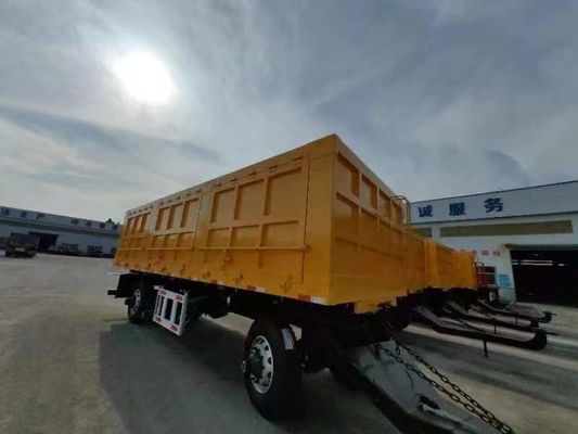 500mm 높이 Q345 탄소 강철 당기장 롤리 40-100 톤 부하를 위한 풀 트레일러