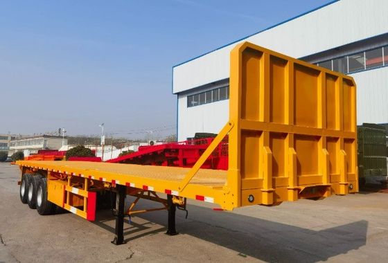 4 축 40ft 중량 운송 트레일러 90W mm * 13 두께 mm * 10 층 잎 스프링