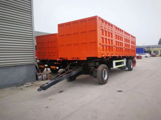 500mm Q345 탄소 스틸 주 빔 2 축 당기 밧줄 트레일러 다재다능한 응용 프로그램