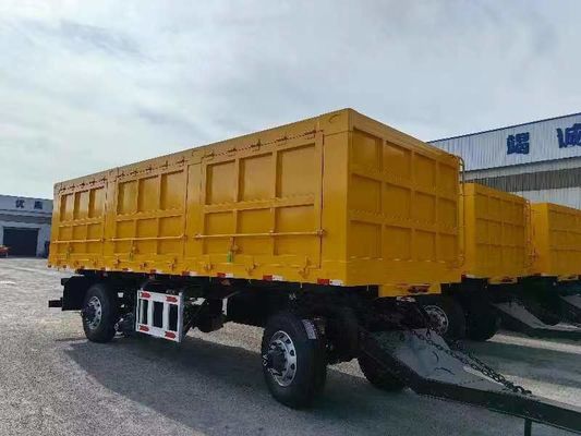 WOSHENG 2 Axles 화물 운송 트레일러 전체 당기 바와 고객의 요청